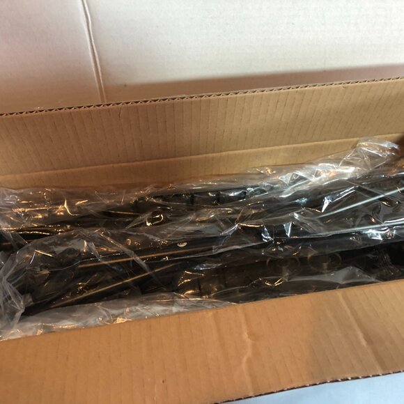 NEW Delamu 6 Tier Over the Door Pantry Organizer Black Iron #MS - Picture 6 of 6